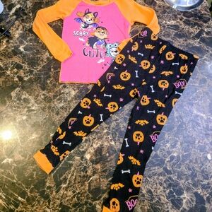 Paw Patrol Pink and Orange Kids Pajama Set